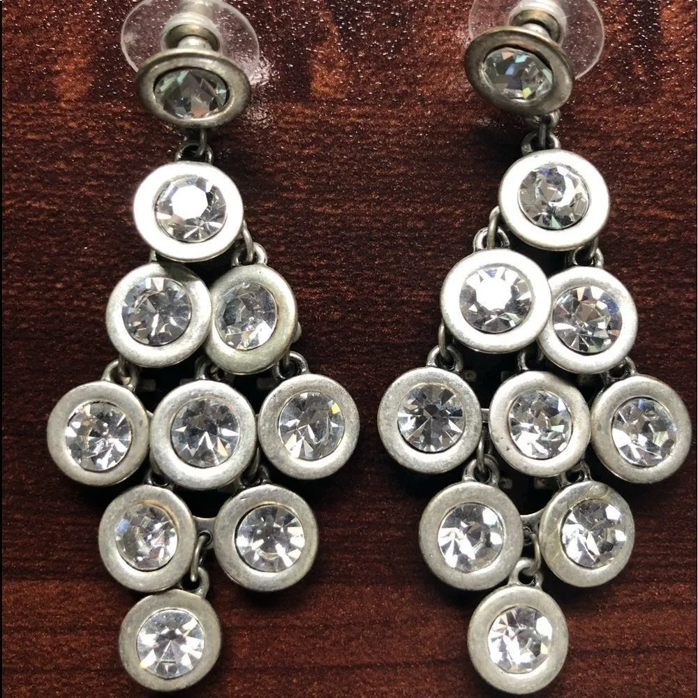 🌟Vintage Rhinestone Silver Necklace - Image 12