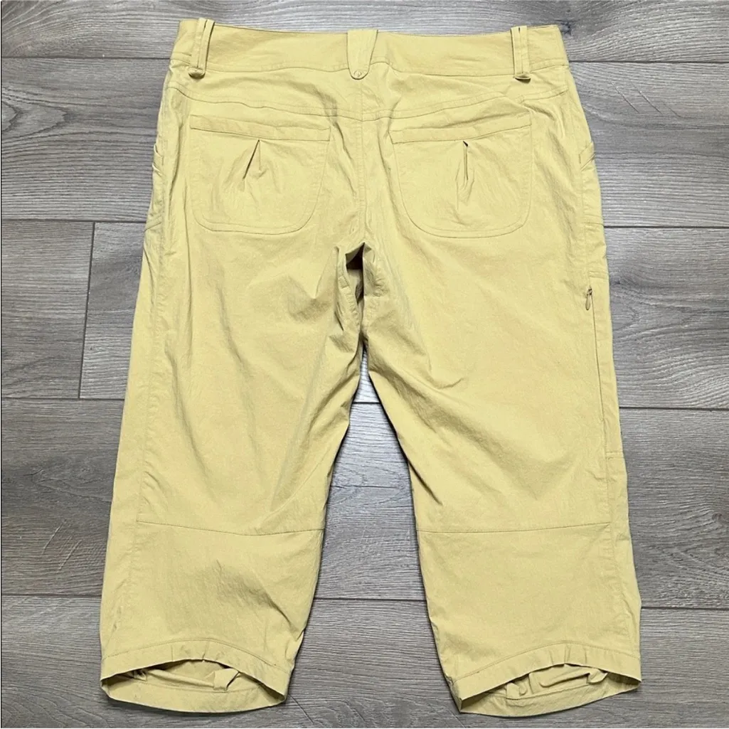 Arc’teryx Parapet Capri Lightweight Stretch Hiking Knickers Pants Camel Tan 8 - Image 4