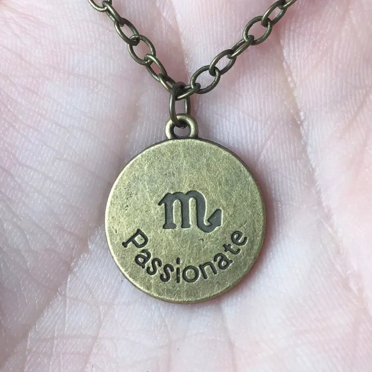 Handmade virgo necklace & scorpio necklace bundle - Image 5