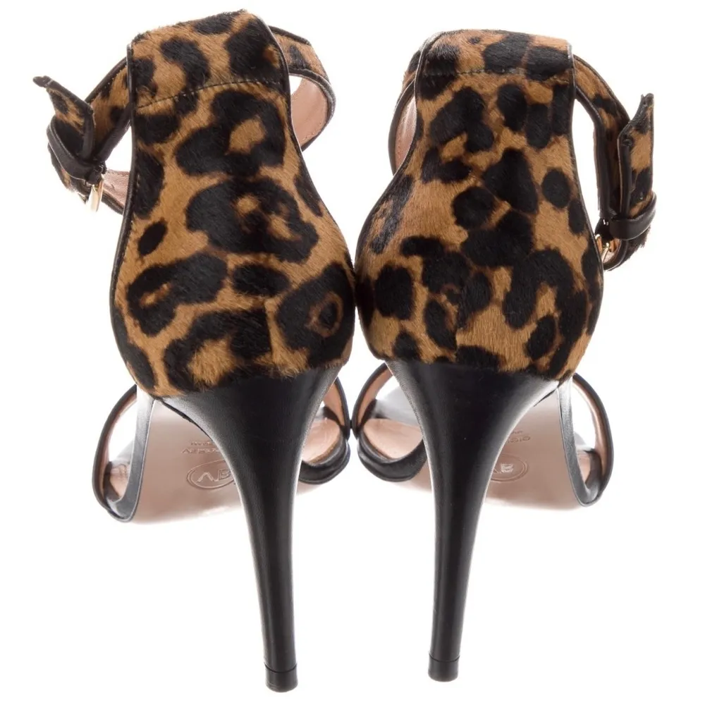 NEW Veronica Beard Roan Leopard Print Sandals Heels - Image 5