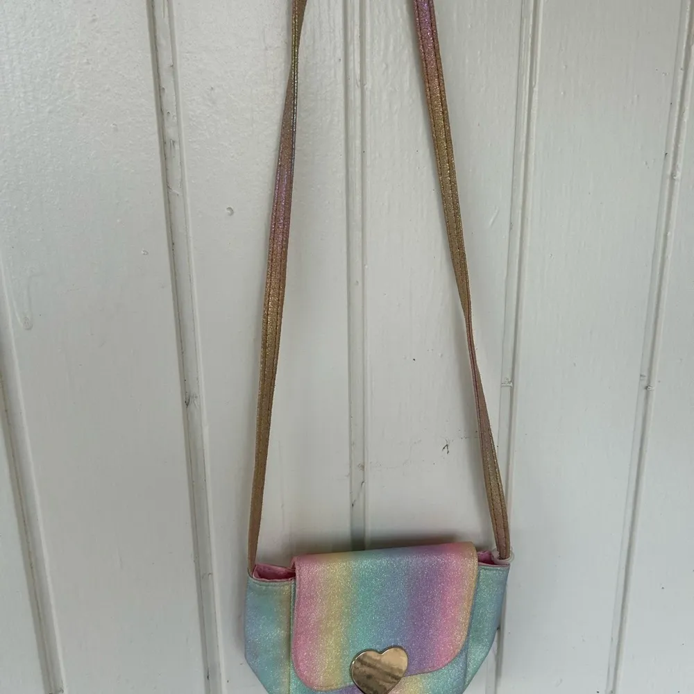 Capelli New York Pink and Yellow Crossbody Bag with Soft Texture /Flap Closure - Image 4