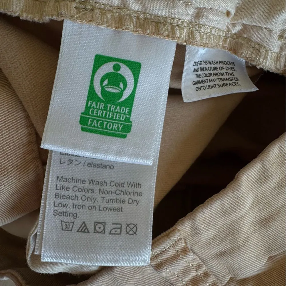 J. Crew Pleated capeside chino pants BP502 trousers in Light Khaki Size 14 - Image 9