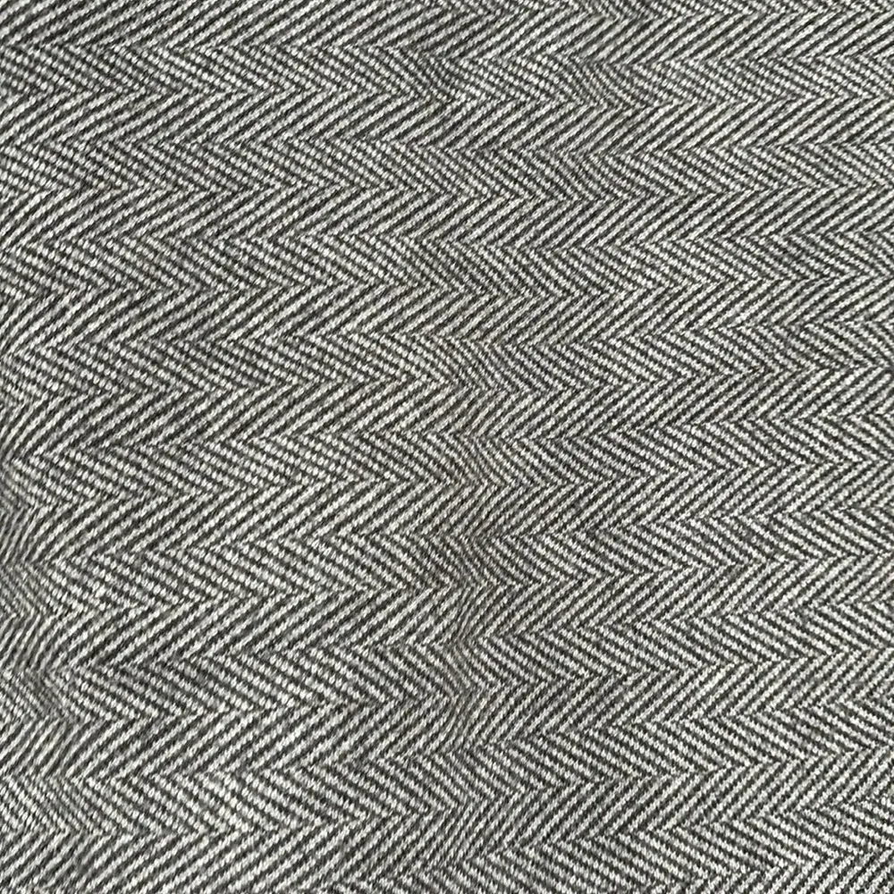 ZARA Gray Herringbone Long Knit Cardigan Size Small - Image 8