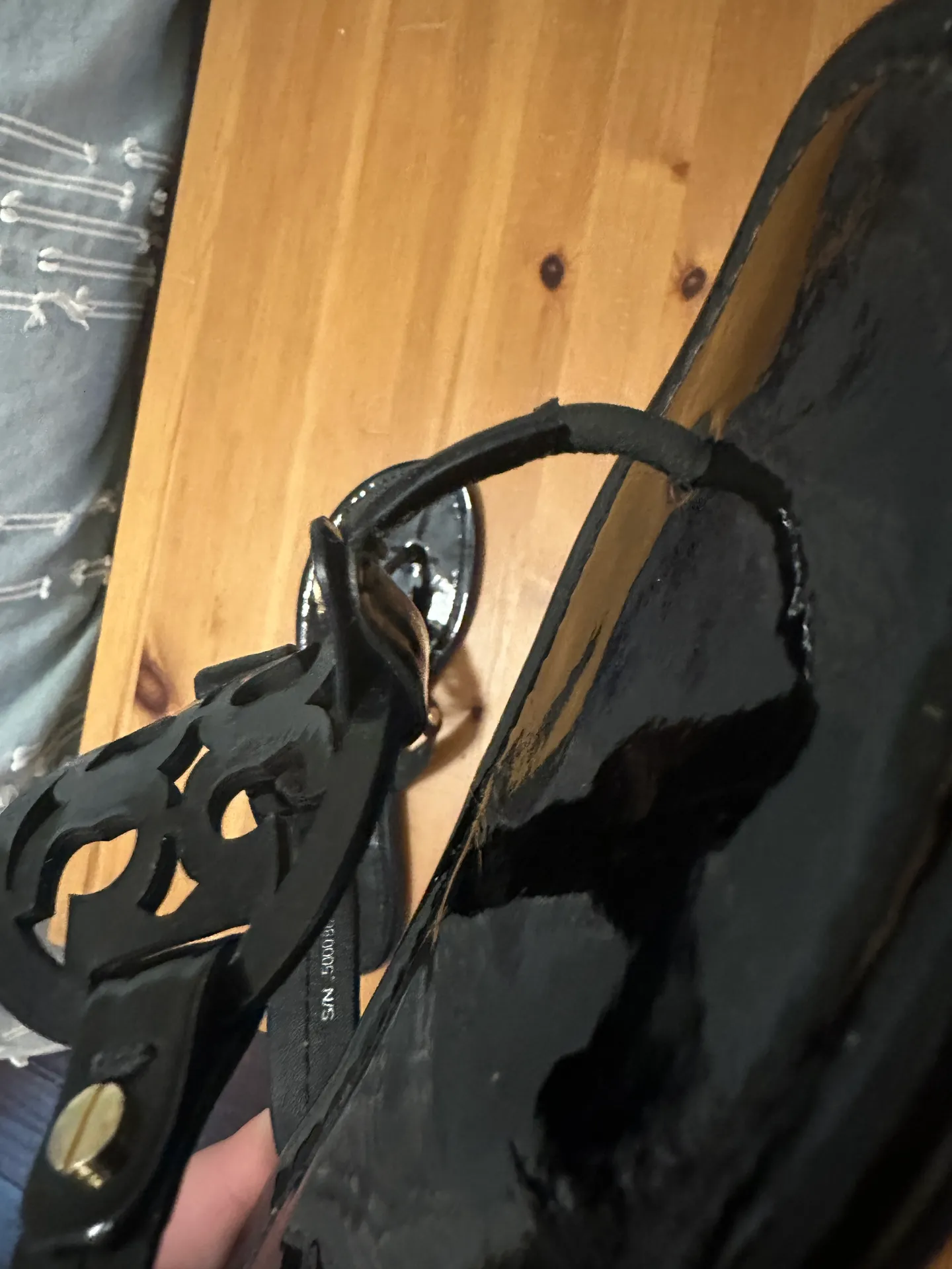 Black  Sandals - Image 3