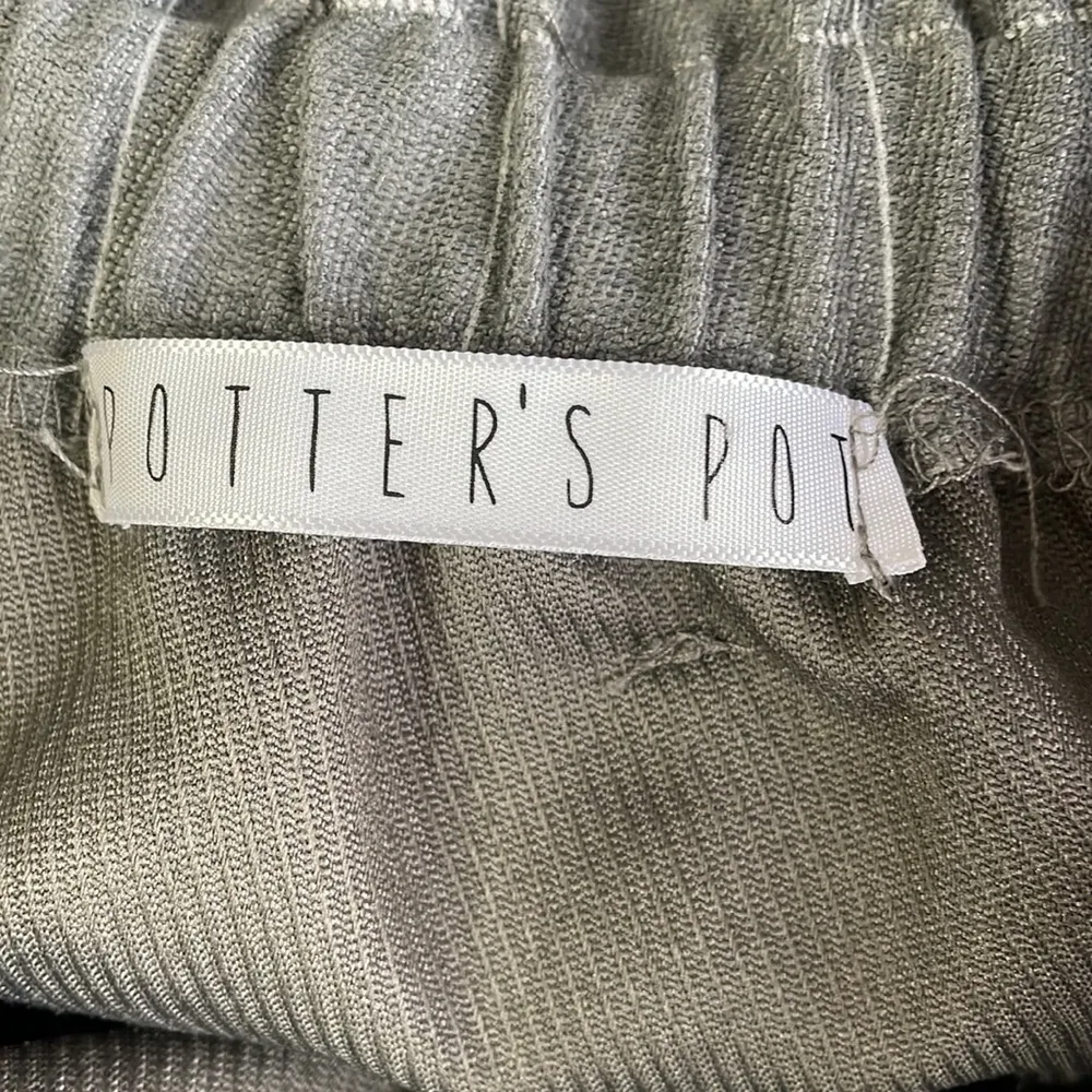 Potters Pot Grey Button Down Skirt - Image 4