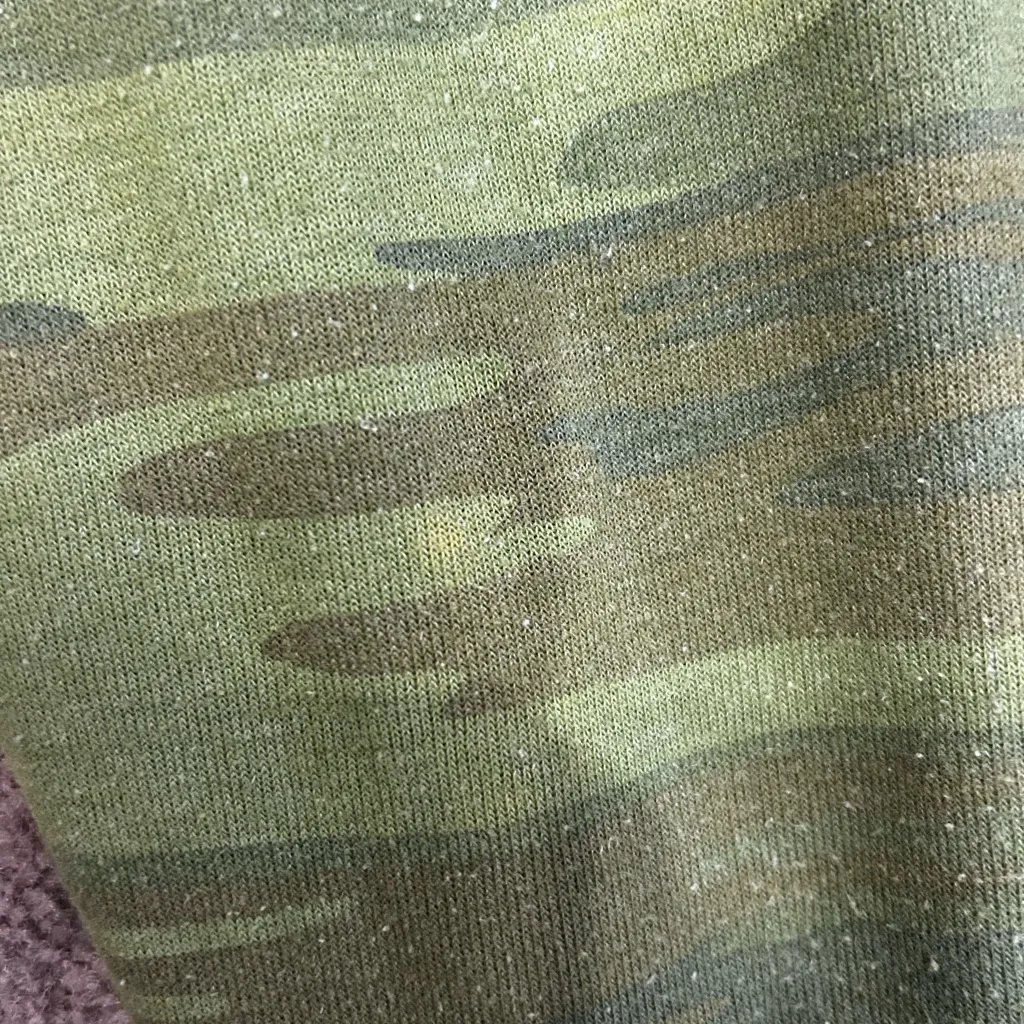 Aviator Nation Camo Sweatpants with Yellow Bolt Size Medium - Image 6