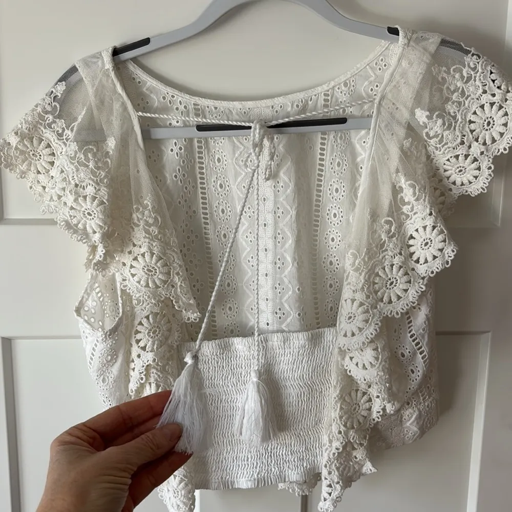 Free People The Real Love Crop Top *White* - Image 5