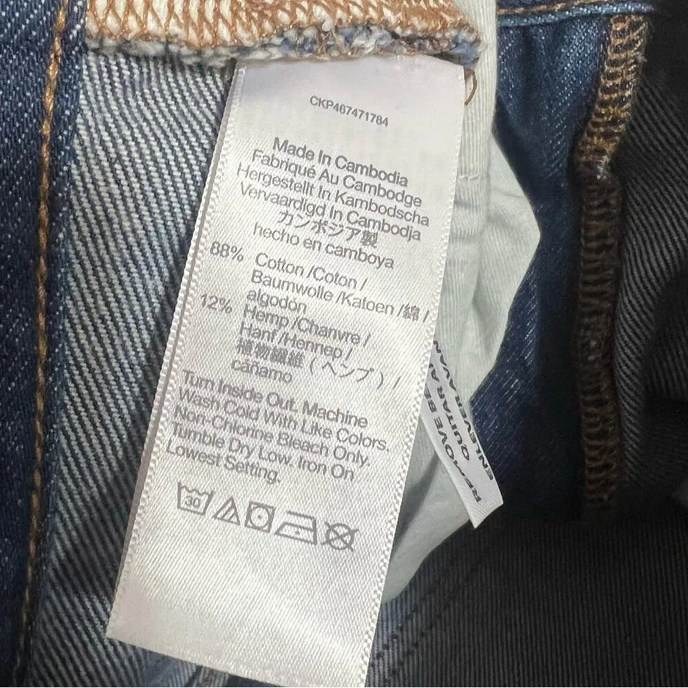 Madewell Baggy Straight Leg Jeans Sz 24 hemp - Image 6