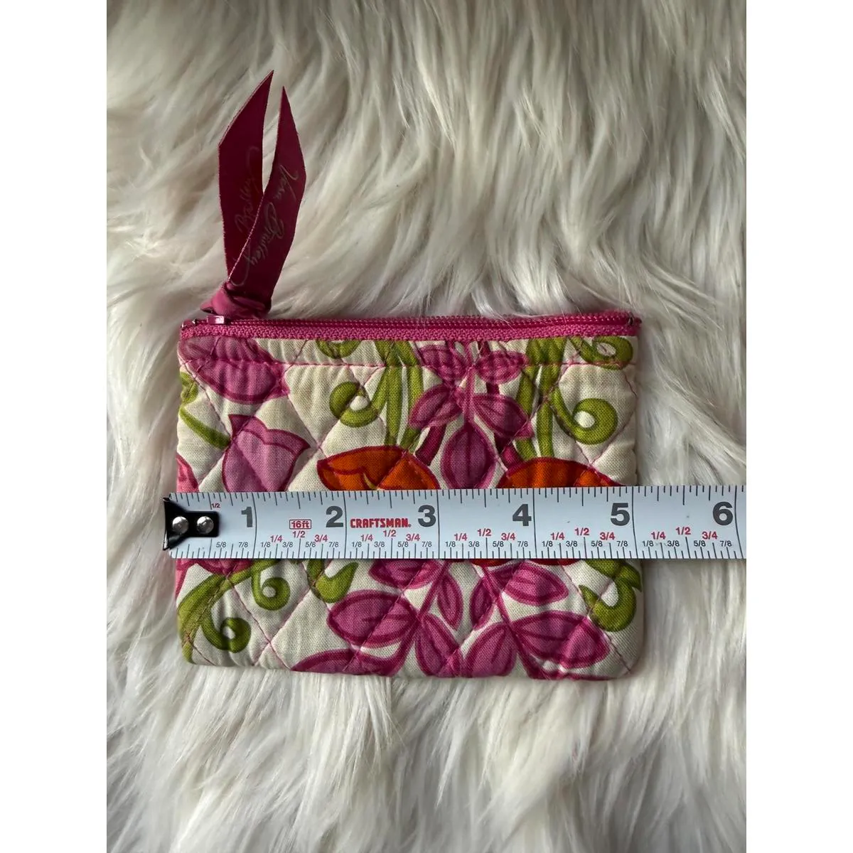Vera Bradley  Quilted Floral Change Pouch - Image 5