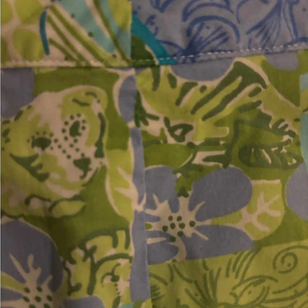 Lilly‎ Pulitzer Colorful Patchwork Pants - Size 12 - Image 4