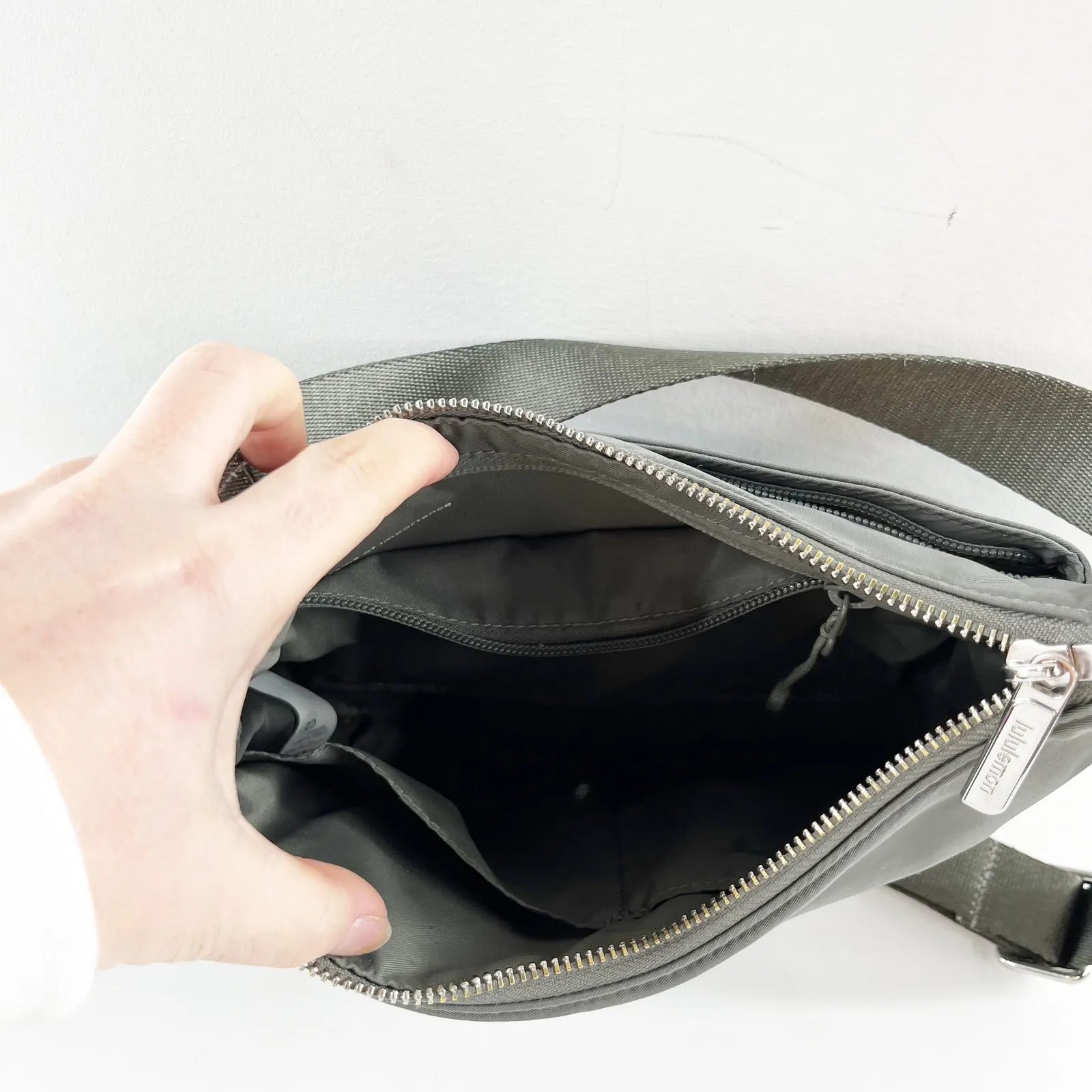 Lululemon Mini Adjustable Shoulder Bag Purse 3L Sage Green - Image 2