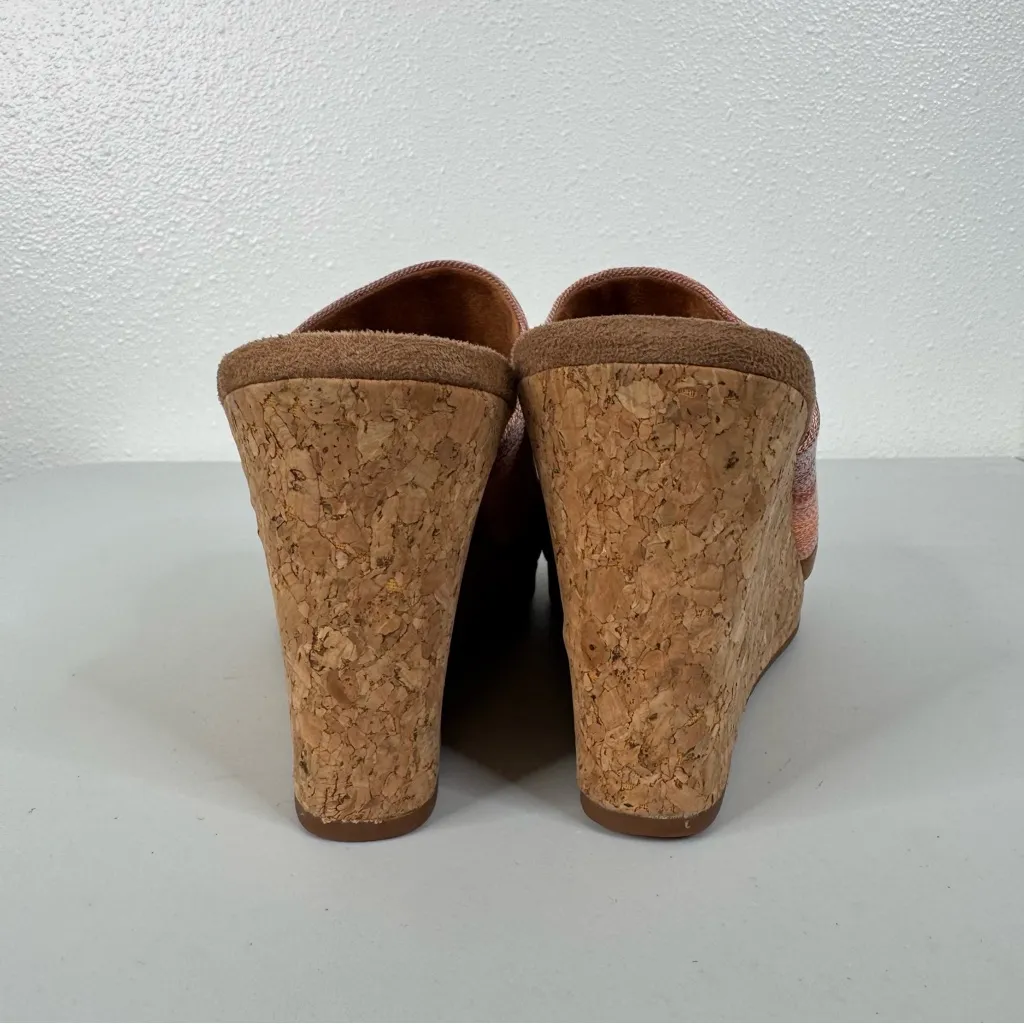 Toms Wedge Slide Sandals Size 8.5 - Image 4