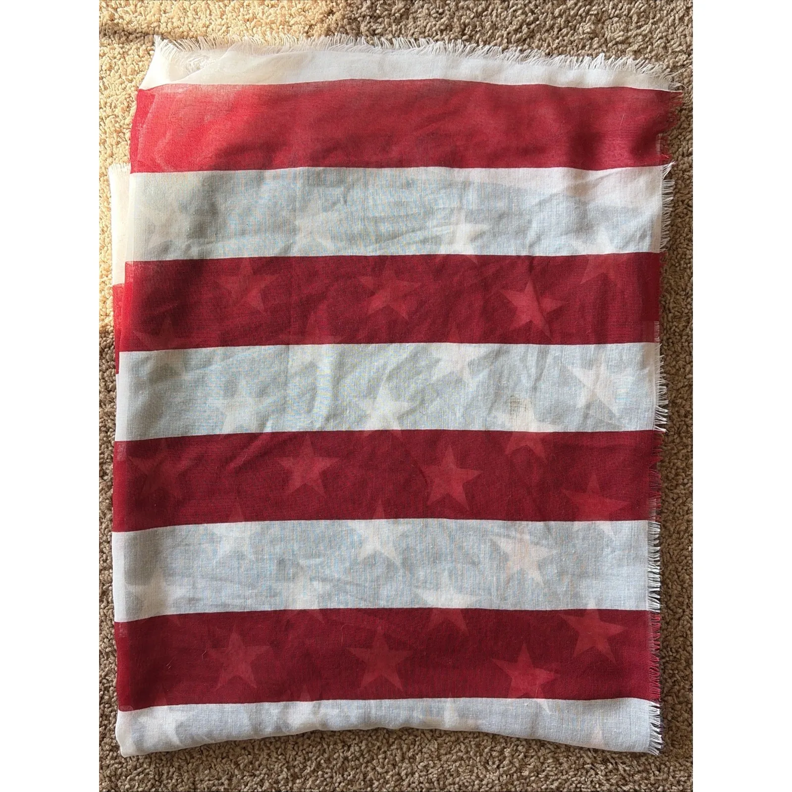 Patriotic 4th July Flag Stars Stripes Lightweight Holiday Scarves Bundle Lot - Image 11
