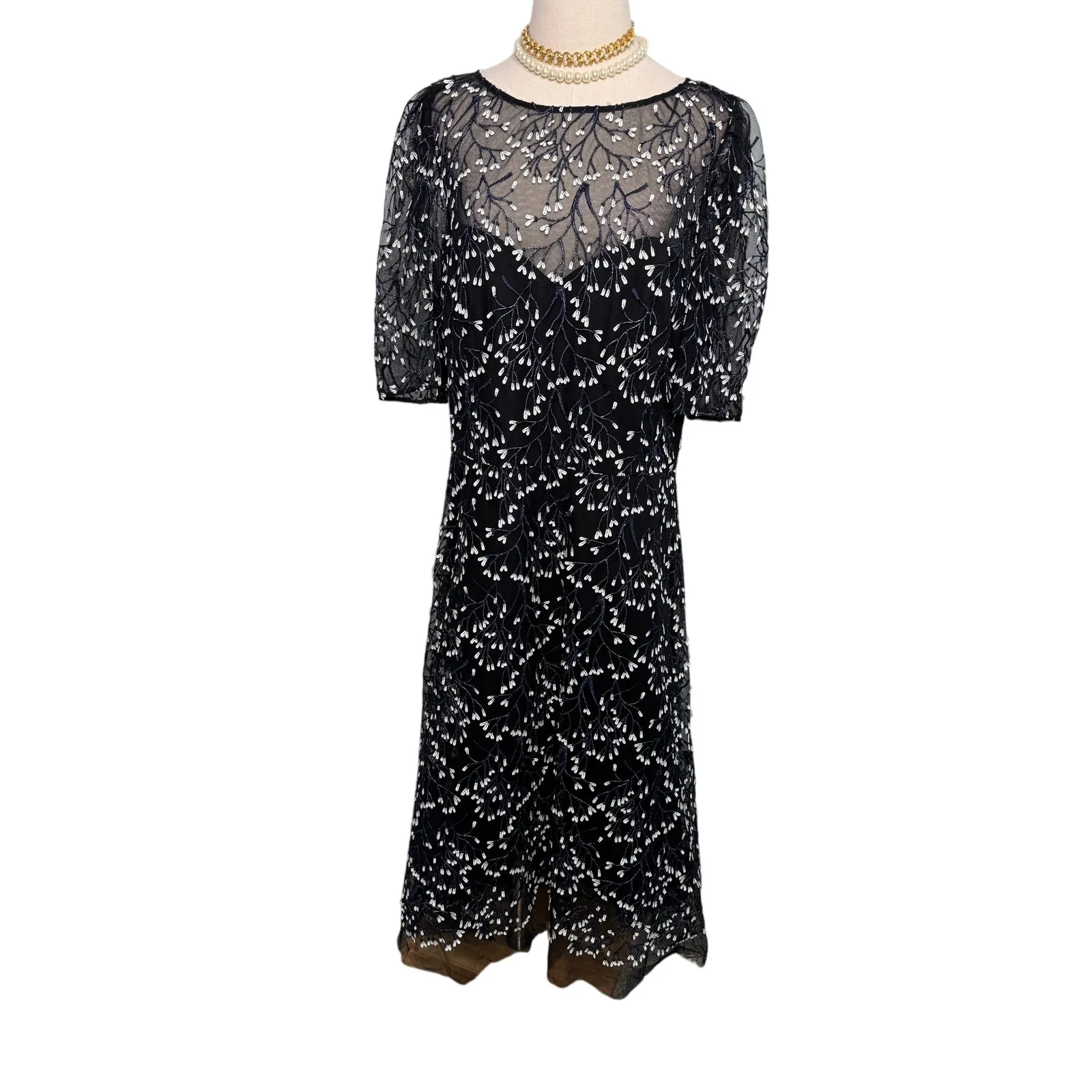 Rickie Freeman for Teri Jon 3D Lace High - Image 7