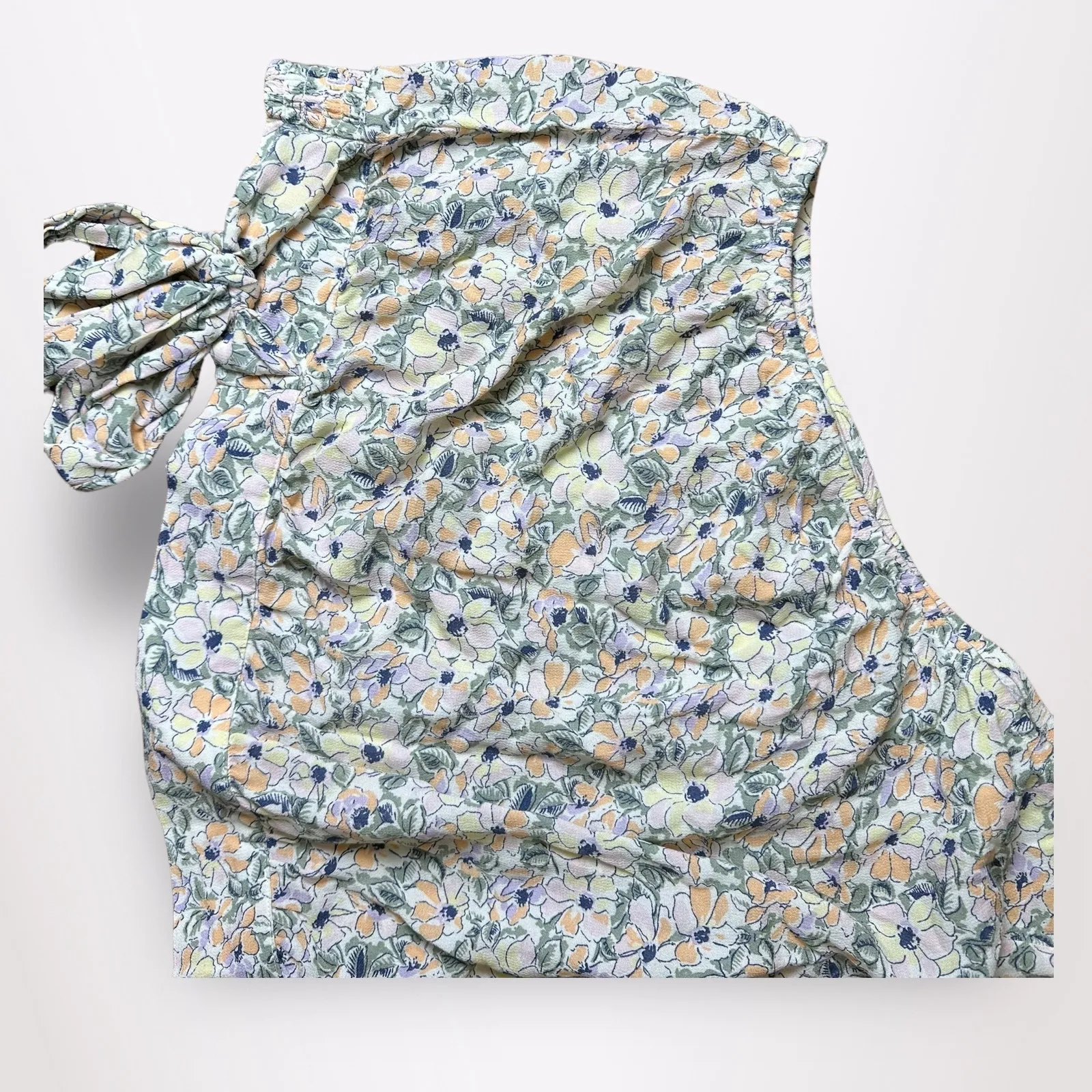 American Eagle Floral print One Shoulder Crop Top NWT Size L‎ - Image 4