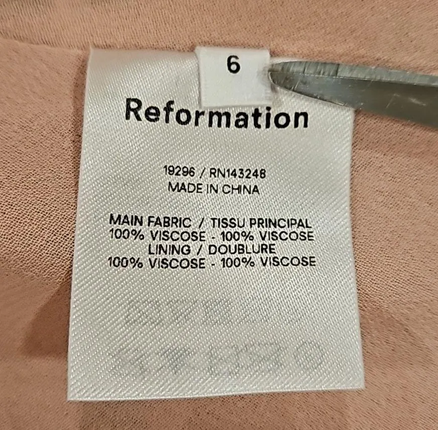 💕REFORMATION💕 Morris Dress Y2K ~ Melody Ditsy Floral Print 6 NWOT - Image 16