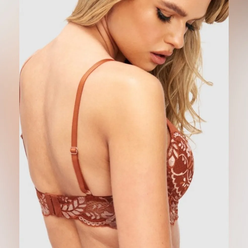 Frederick’s of Hollywood Womens Rust Colored Beatrix Bra - Image 4