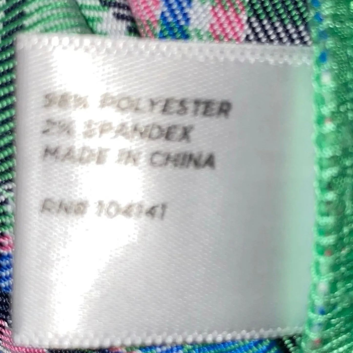 Lady Hagen Plaid Golf Shorts Women’s 4 Green Pink Preppy Country Club - Image 5