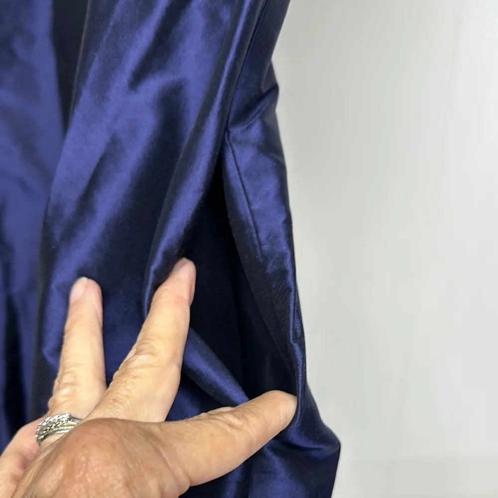 Elegant Blue Scoop Neck Sleeveless Mini Dress Formal, Bridesmaid or Evening out Size 12 - Image 9