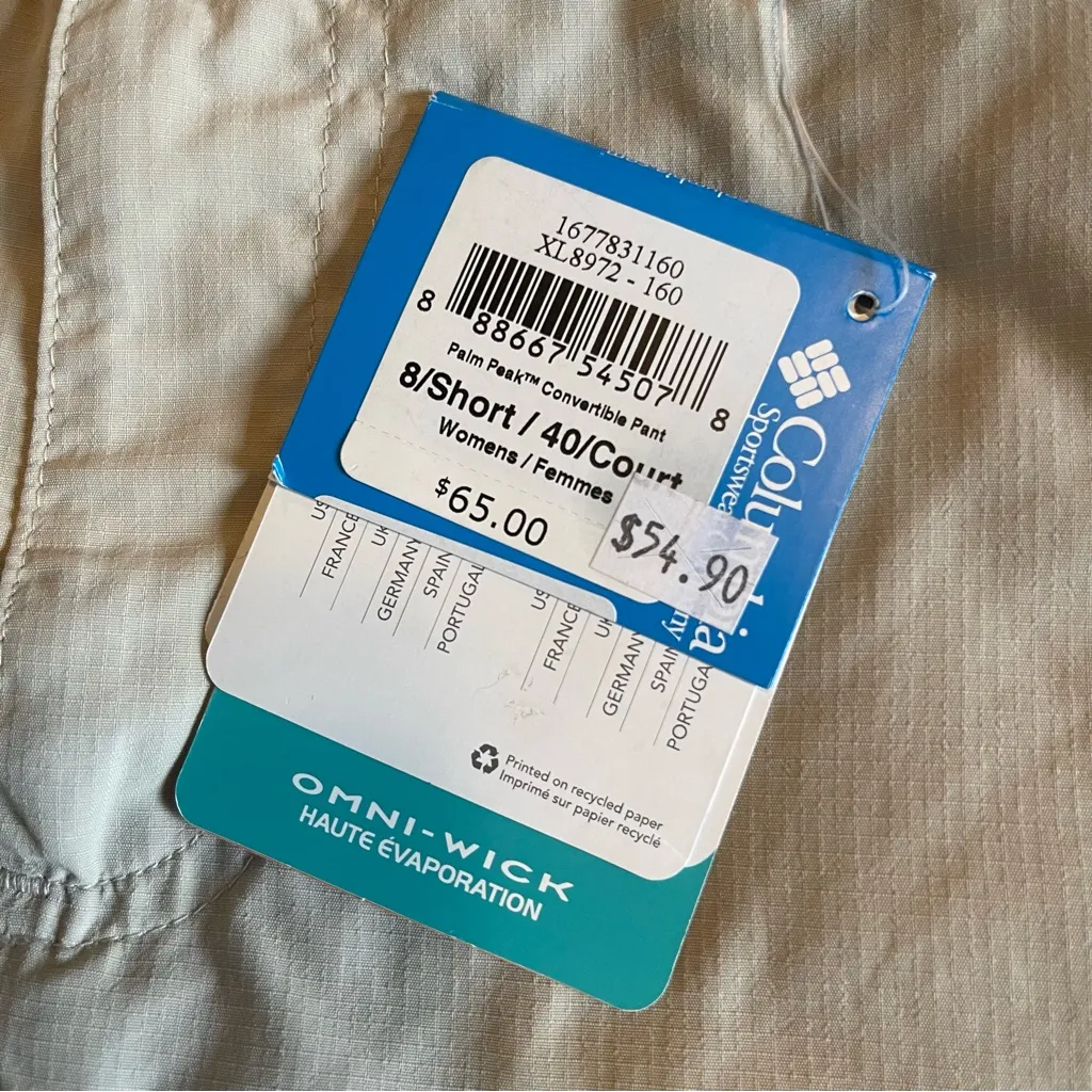 Columbia Women's NEW Palm Peak Convertible Pants - Image 6