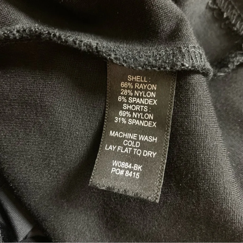 Betabrand Black Pencil Skirt Medium Stretch Office‎ Casual Shorts Lined - Image 5