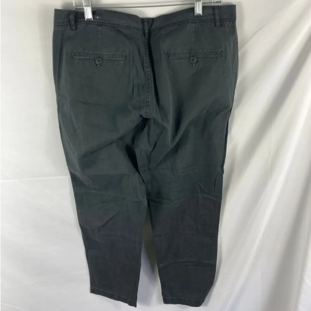 Woolrich Grey Cropped Pants Size 12 - Image 3