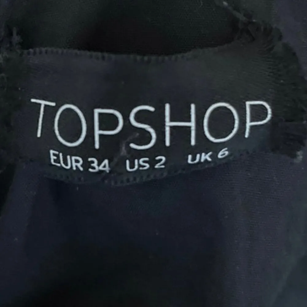 Topshop Womens Black Faux Vegan Leather Zip Up Collar Moto Coat Jacket Size 2 - Image 4