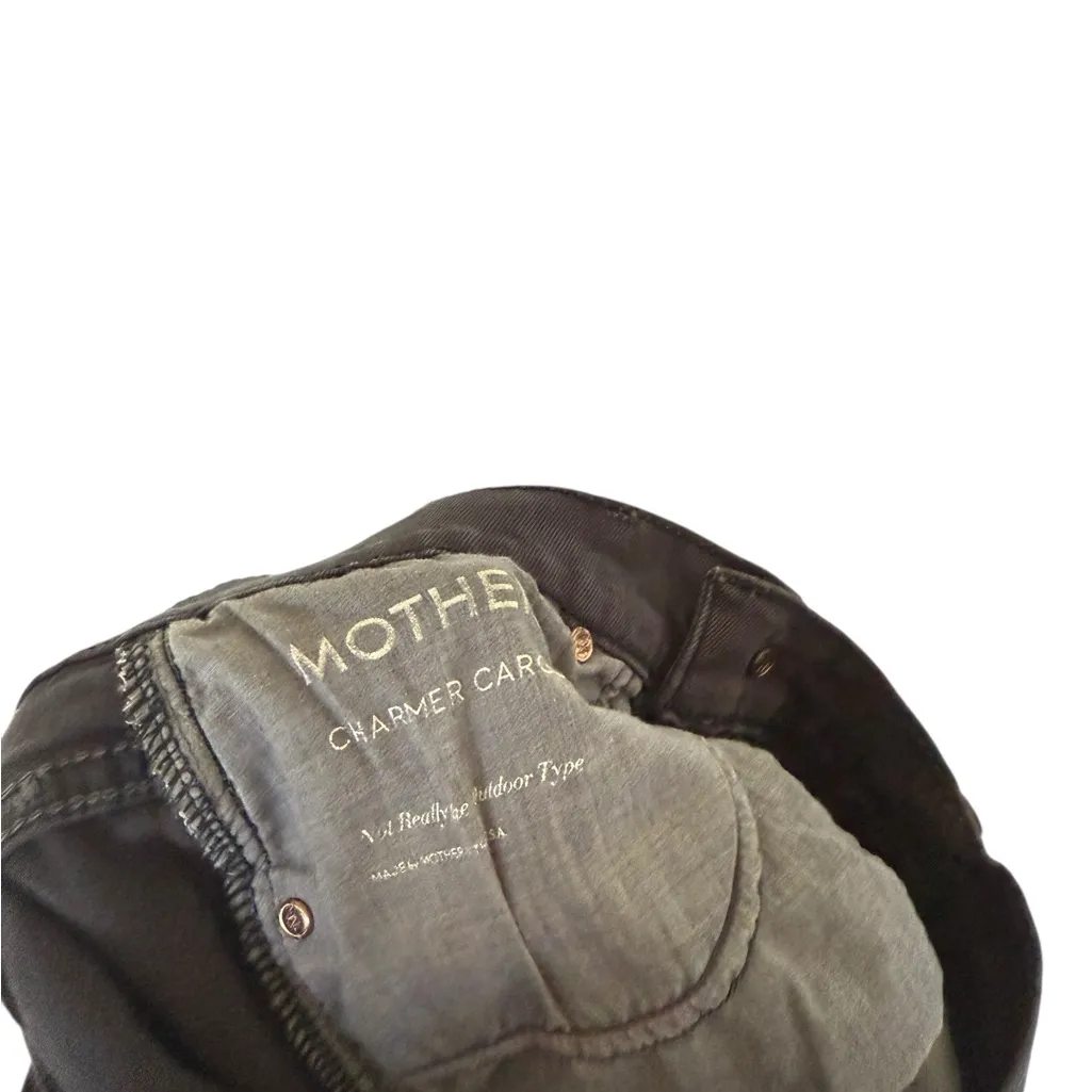 Mother The Charmer Cargo Jeans Black Size 24 - Image 9