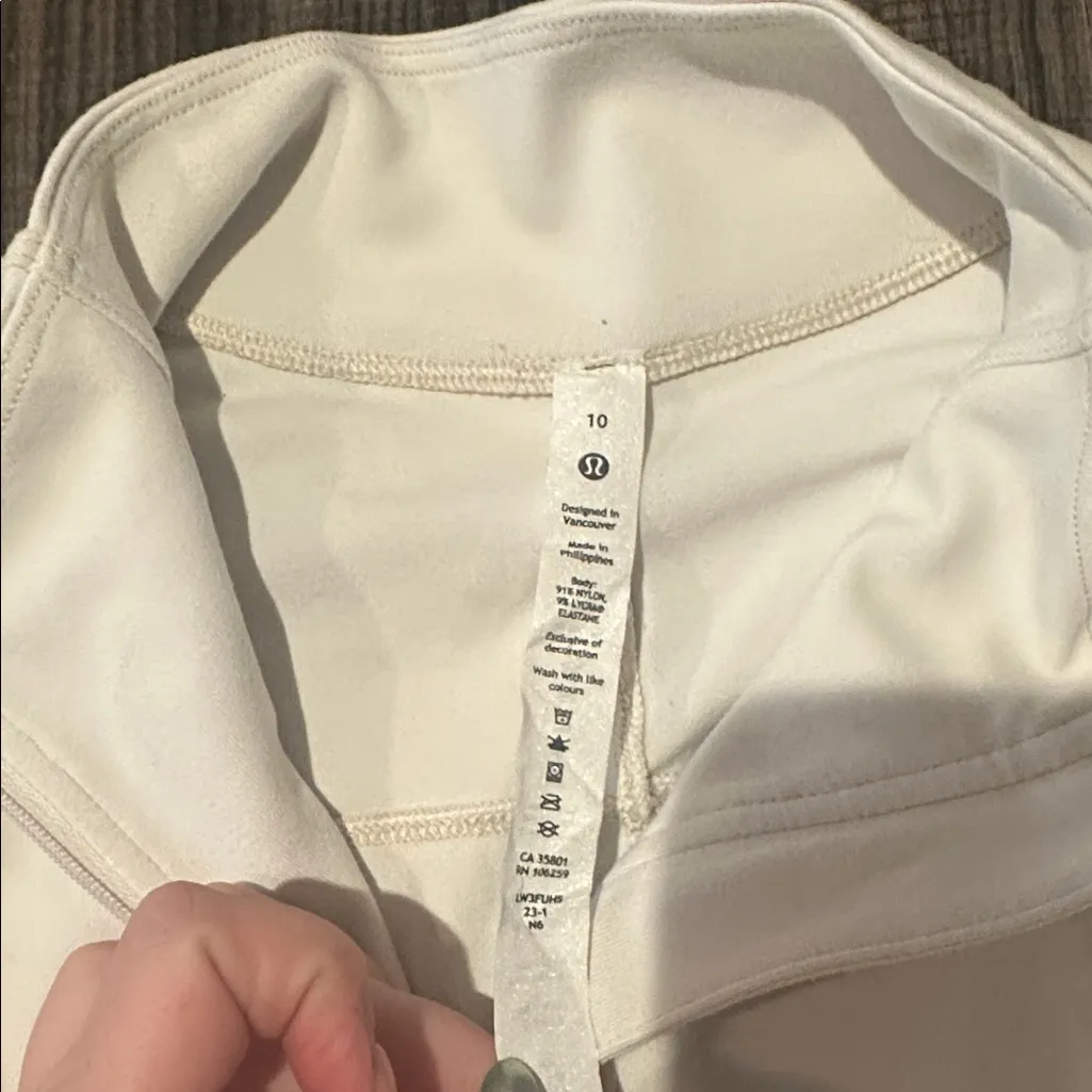 Lululemon White Opal Ready to Rulu Half-Zip Pullover - Image 4