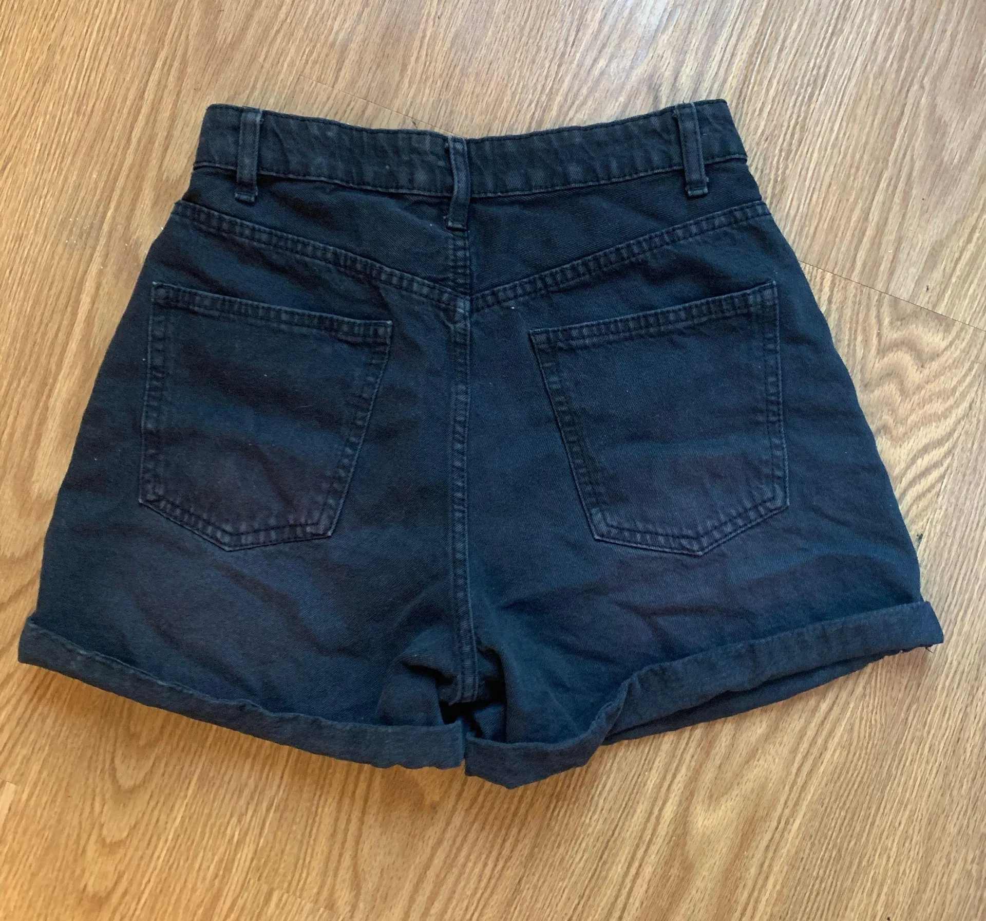 Cotton On High Waisted Denim Shorts - Image 2