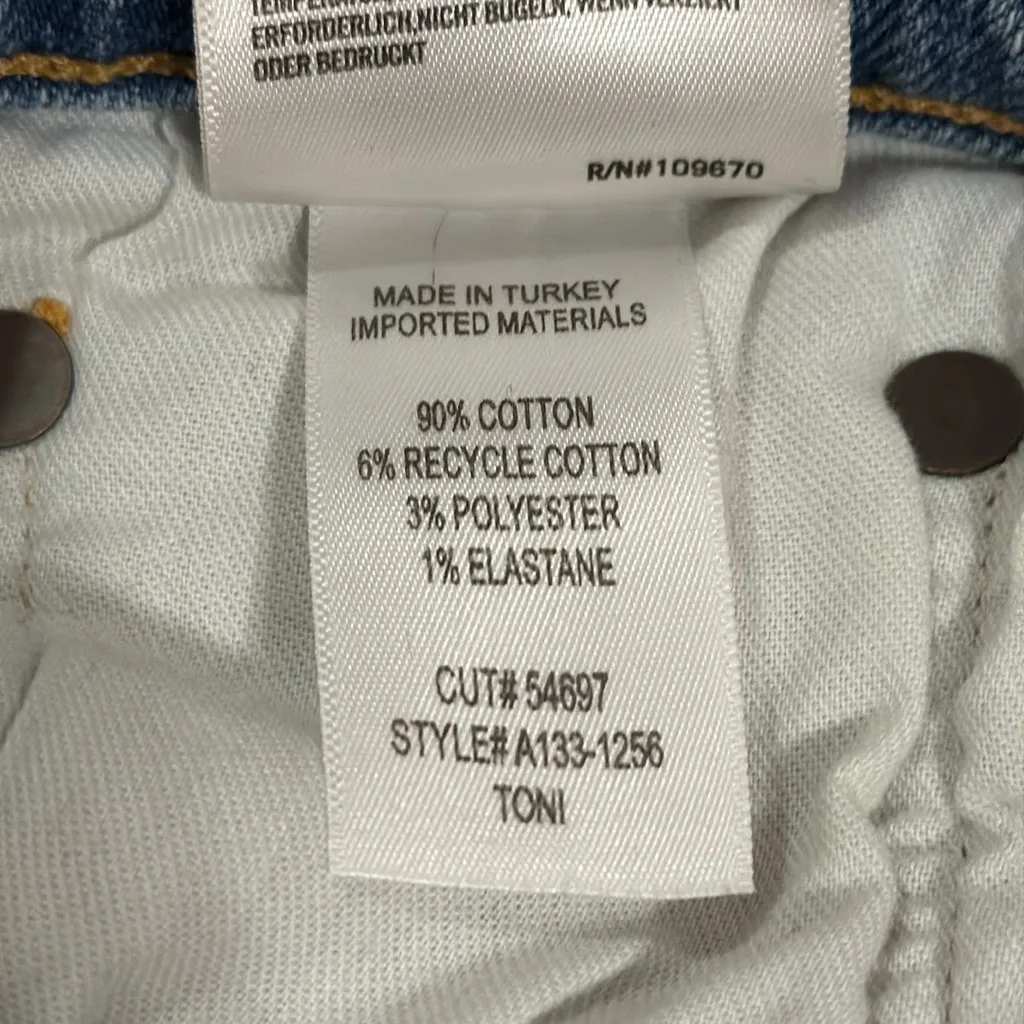 Agolde TONI Mid Rise Straight Leg Jeans - Image 6