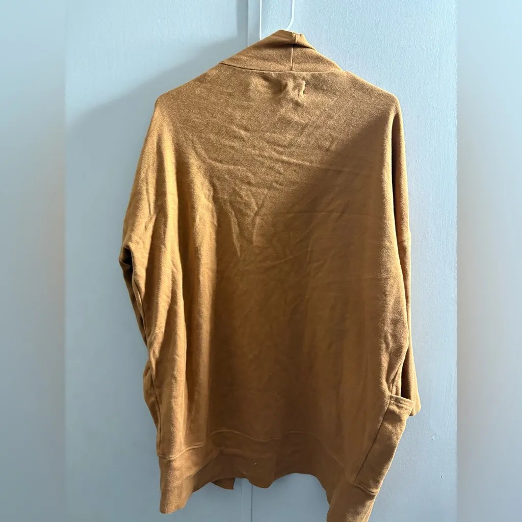 Pact Organic Cotton Chai Heather Brooklyn Cardigan Women xsmall Casual Minimal - Image 3