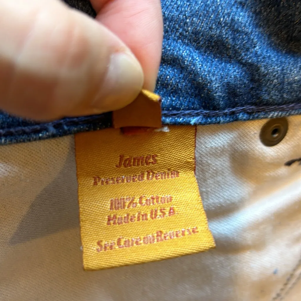 James Cured by Seun Women’s Jeans Blue Size 29 - Image 8