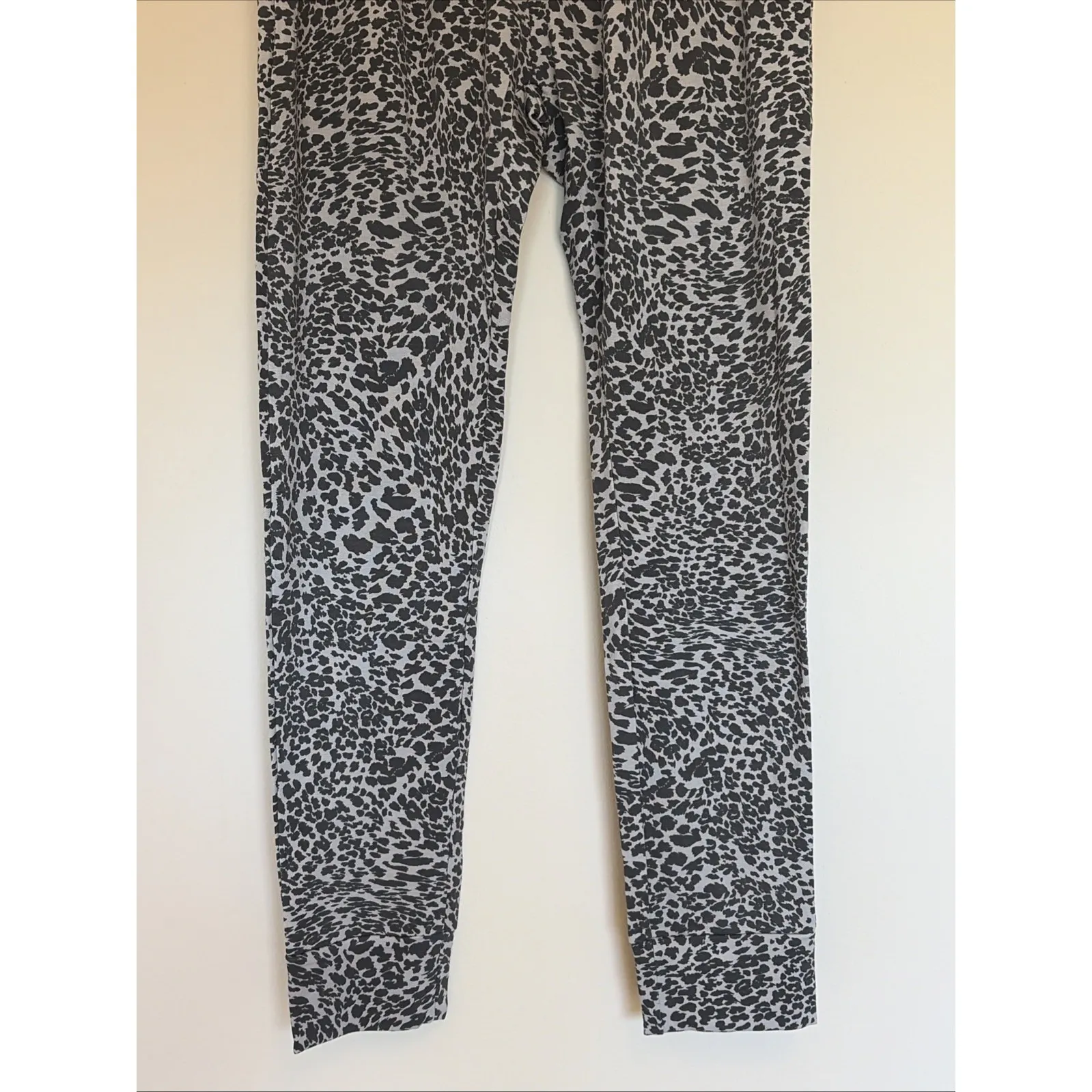 Mono B Gray Grey Cheetah Animal Print Stretch Joggers Casual Lounge Pants 1XL Size XL - Image 3