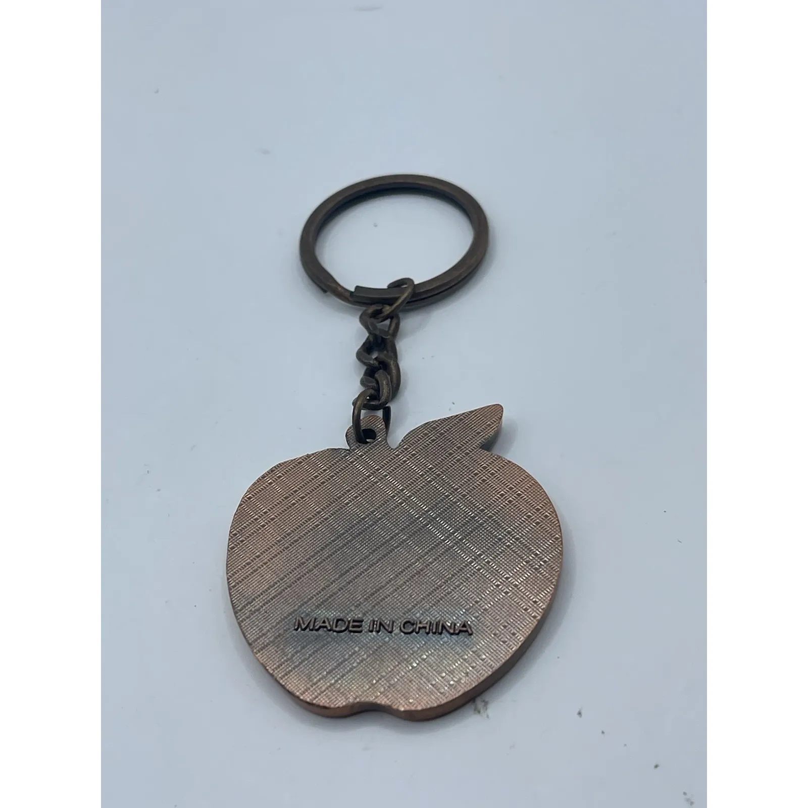 New York NYC Big Apple Statue Liberty Trade Center Souvenir Keychain Key Ring Gray - Image 2