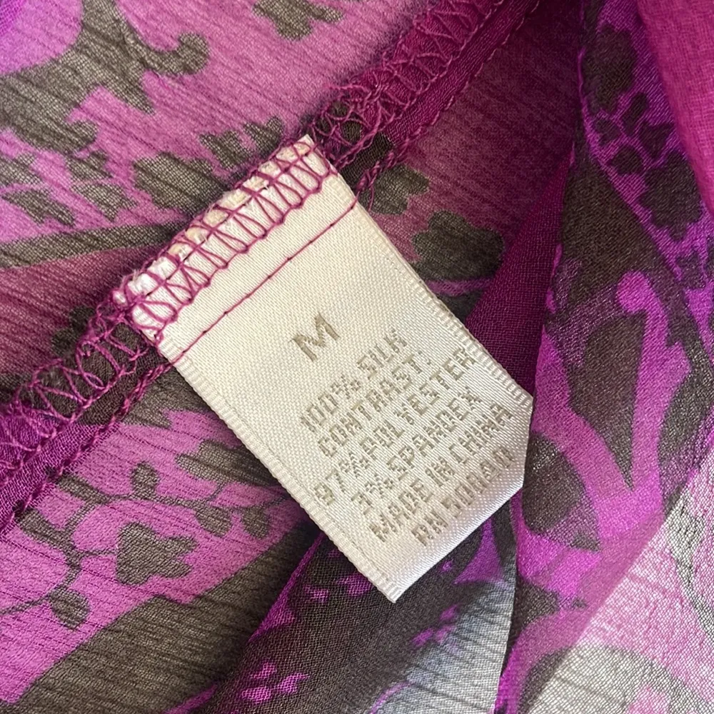 Kenar Silk Paisley Blouse - Image 4