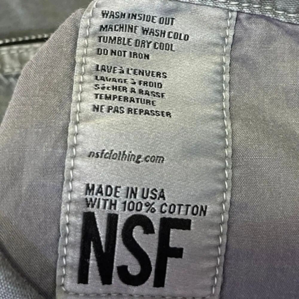 NSF Akemi Gray Asymmetrical Zipper Waist Mini A - Image 4