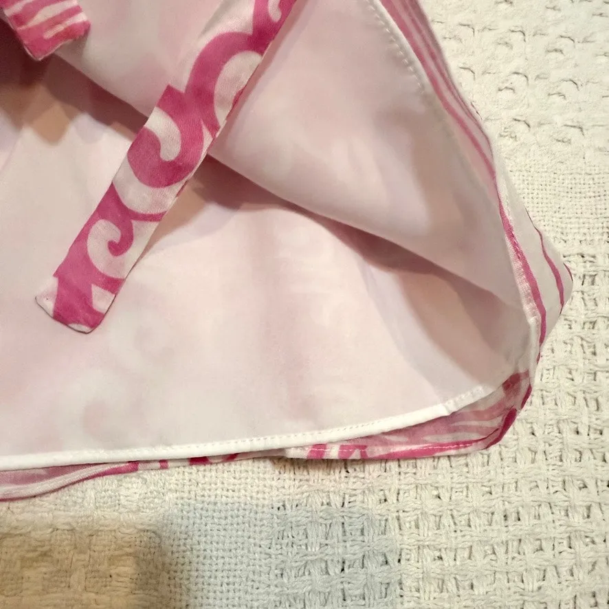 Amanda Uprichard Morello large ruched faux tie v neck top TS 3053 - Image 4