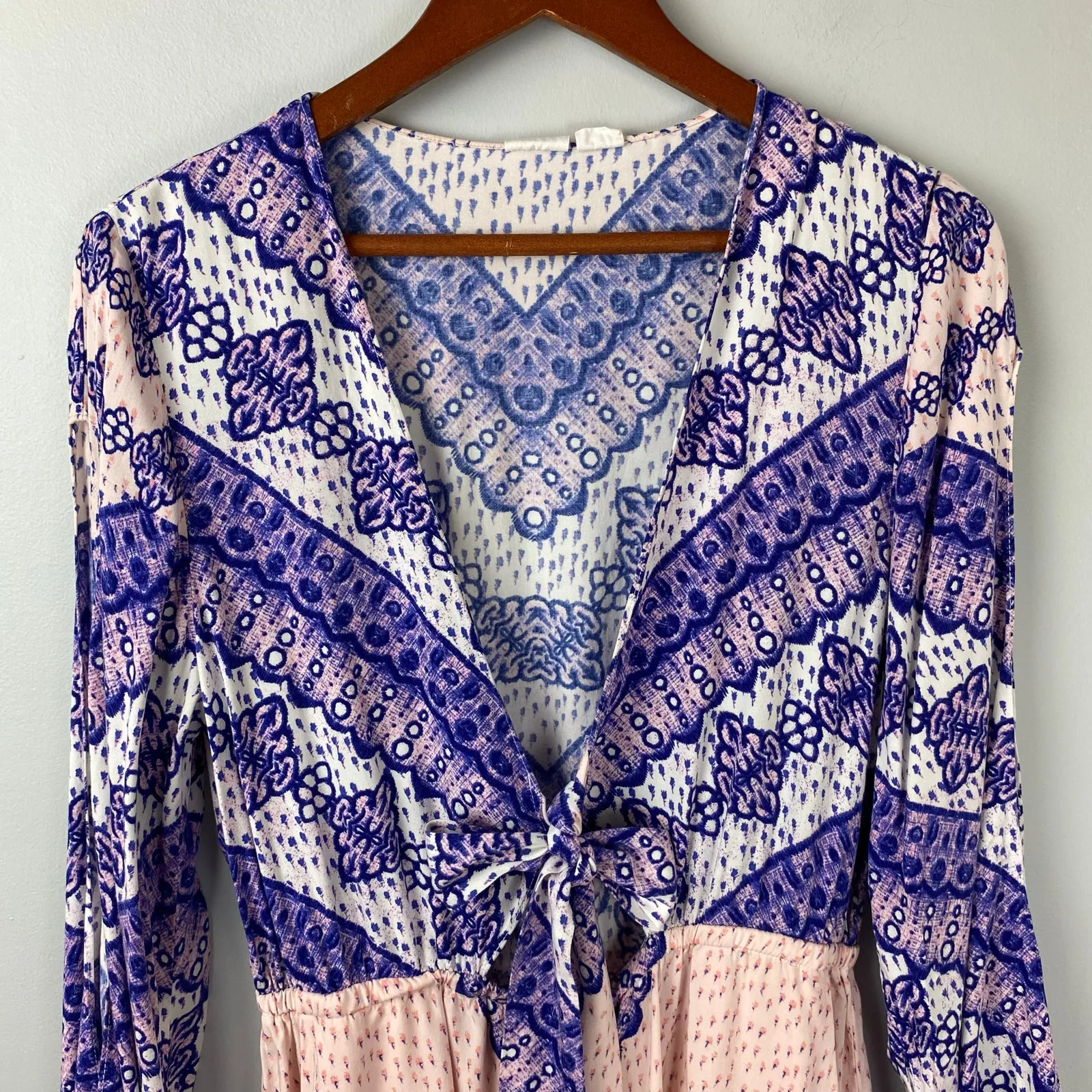 Somedays Lovin Floral Boho Outsider Print Romper Small - Image 10