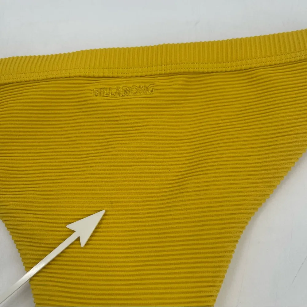 BILLABONG Bikini Bottoms Extra Large Tanlines Isla Skimpy Coverage Ribbed NWT - Image 7