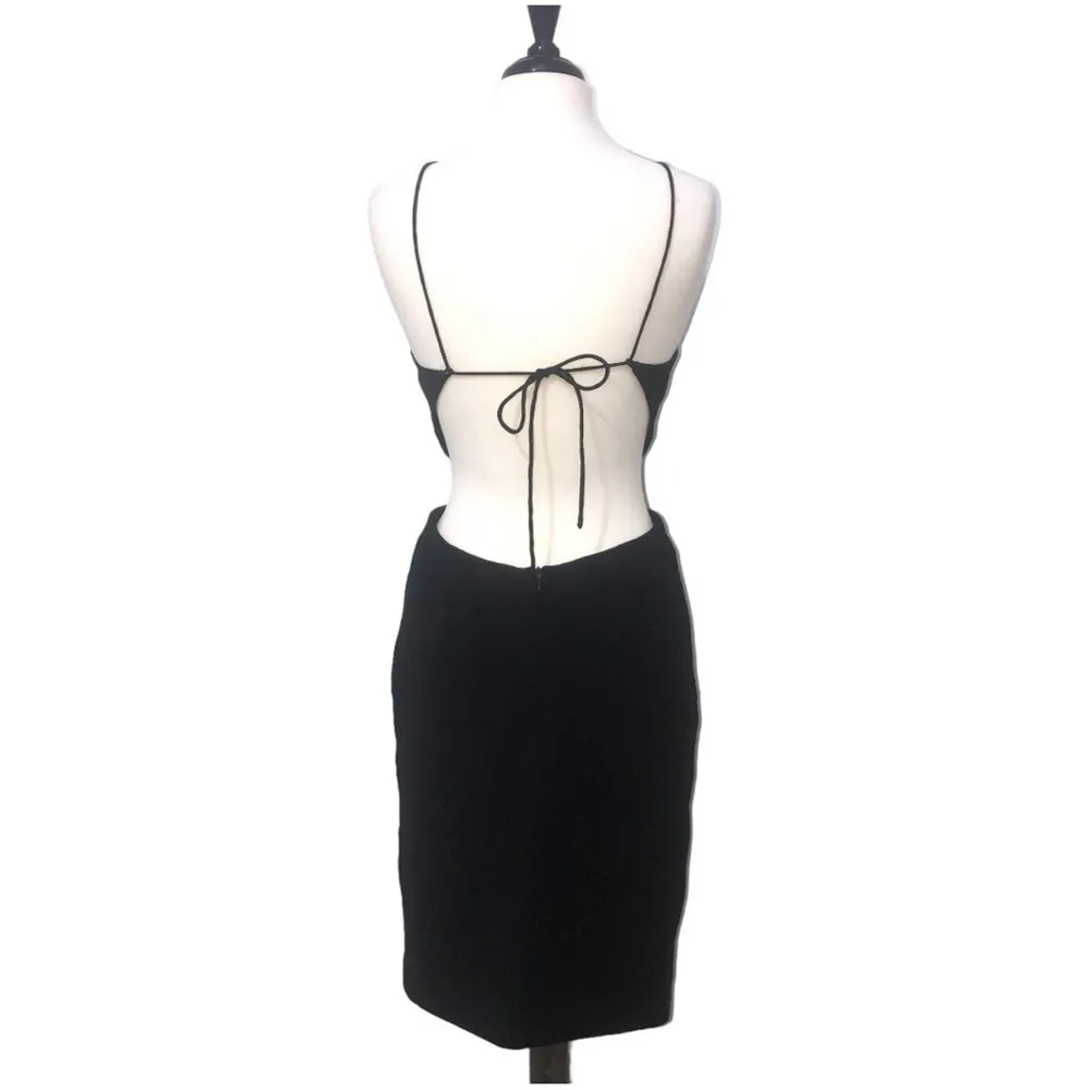 NBD x Revolve Seduce Me  Cutout Dress in Black Medium EUC - Image 7
