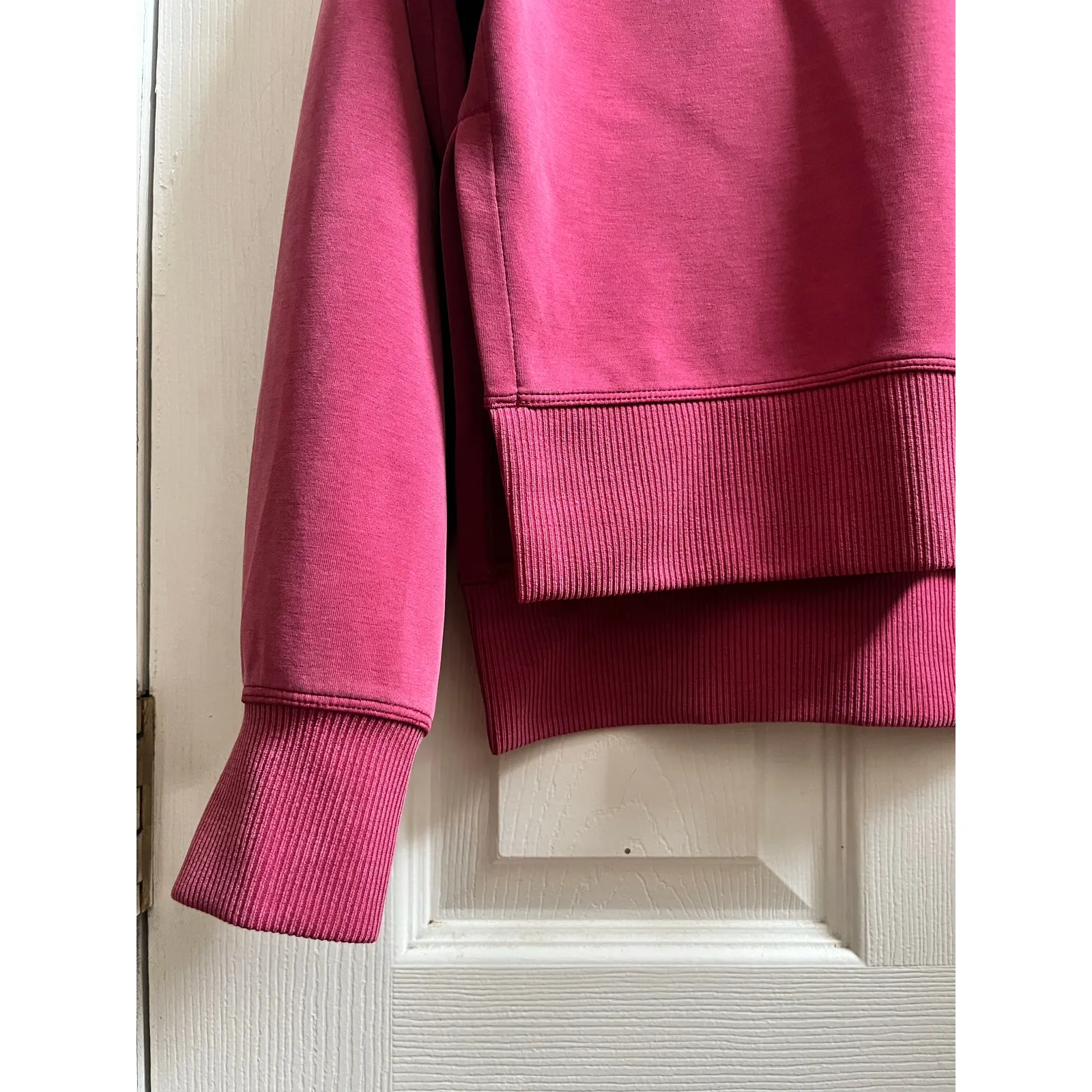 Lululemon  Softstreme Turtleneck Drape Pullover Pomegranate Size 0 Athleisure - Image 6