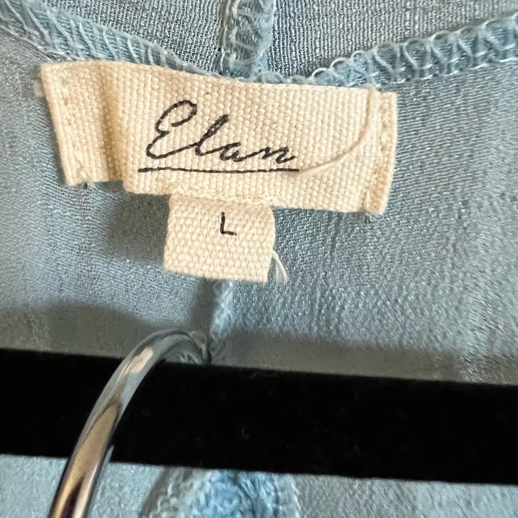 Elan Light Blue Tie Top & Pants Crochet - Image 9