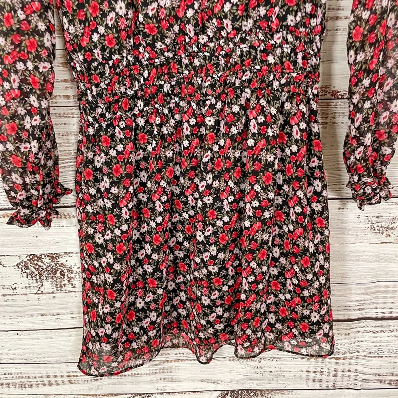 NEW Socialite Smock Waist Floral Mini Dress, NWOT, Size Small - Image 12