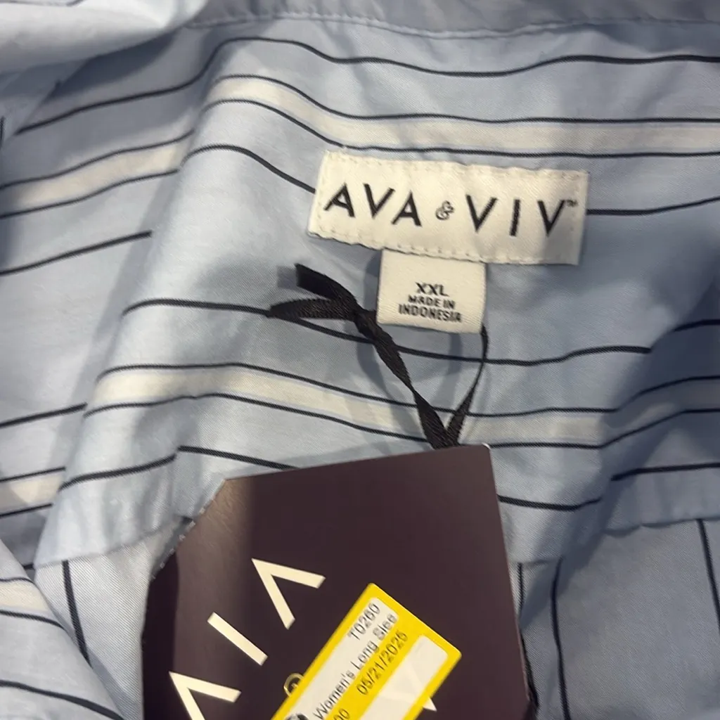 Blue Stripe Button Down - Image 4