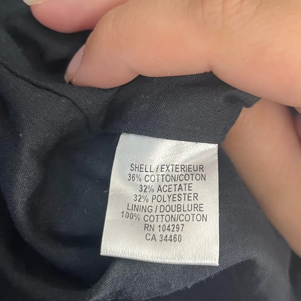 Milly Dress Women's 2 Black Floral Brocade Tie Sleeve Knee Length 3/4 Sleeves - Image 5