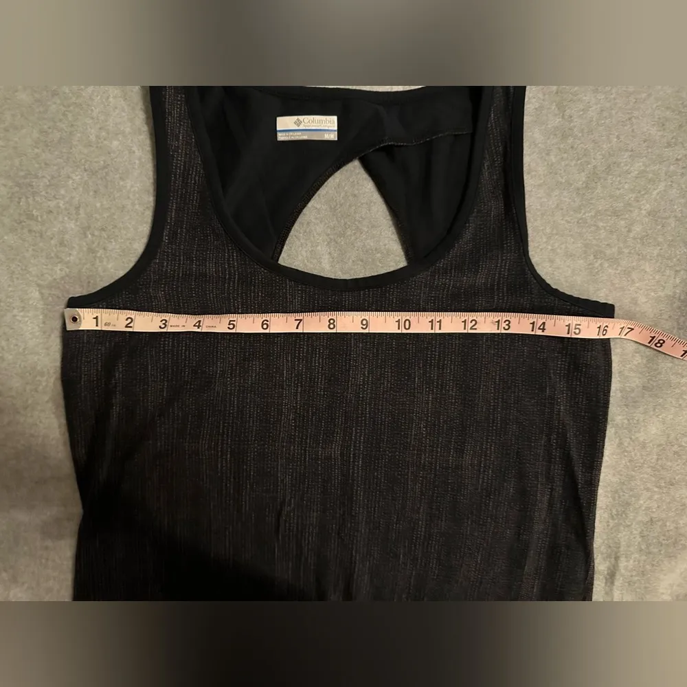 Columbia Dress Women Medium Sleeveless Outdoor Midi Hiking Hiker bluish black - Image 4