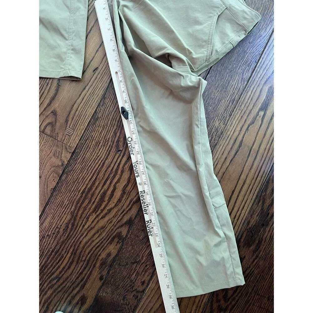 Patagonia Women’s Khaki Tan Roll Up Quandary Pants Size 8 Hiking Outdoors Pocket - Image 5