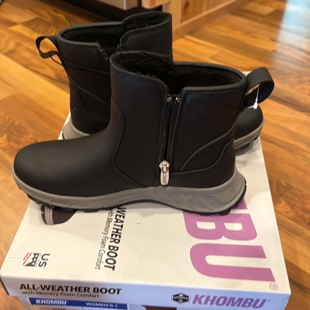 Kohmbu women boot size‎ 7, warm, casual, water repellent, memory foam - Image 4