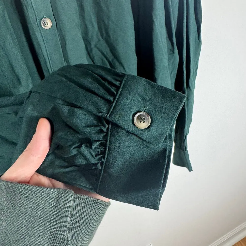 Andree By Unit Shirt Women NWT S Green Long Sleeve Hunger G Style #11166 Career - Image 7